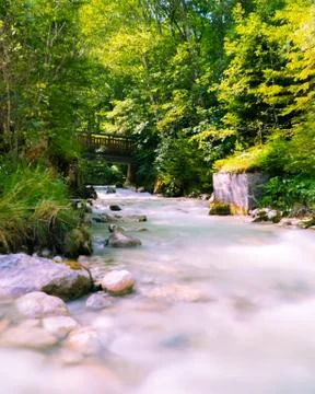 Smooth river 写真素材