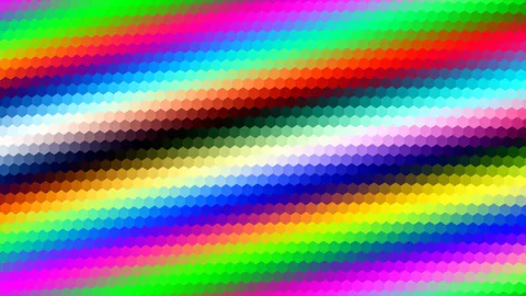 Smooth Rolling Posterised Gradient Bars Stock Footage 291073410