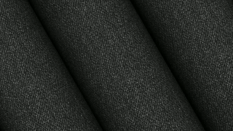 Smooth rotating rolls of Italian dark gray melange wool lycra fabric 스톡 동영상 343211464