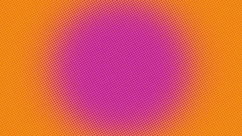 Smooth Rounded Border loop Checkered Halftone Pattern Red Blue Abstract Backgrou Stock Footage 254883355