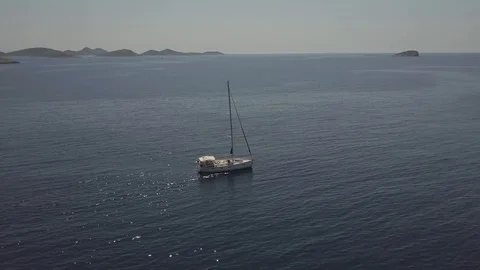 Smooth Sailing in Croatia Video stock 117480190
