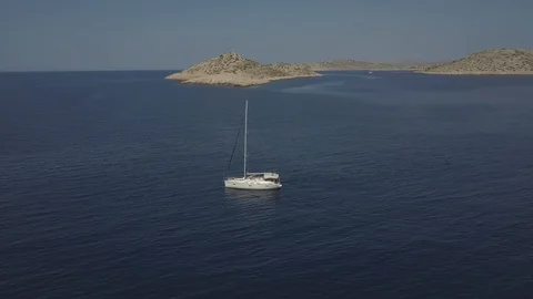 Smooth Sailing in Croatia Video stock 117480322