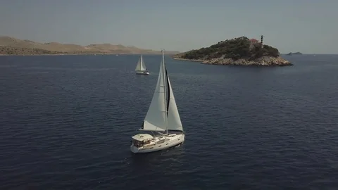 Smooth Sailing in Croatia Video stock 117482638