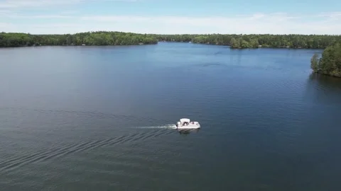 Smooth Sailing on Crystal Waters Stock Footage 251777080