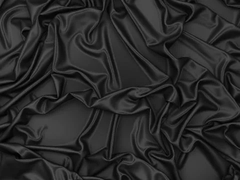 Smooth satin drapery Stock Illustration