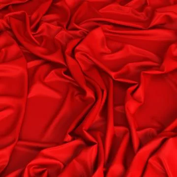 Smooth satin drapery Stock Illustration