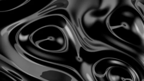 Smooth silk wavy flowing, moving black cloth. Abstract noise dark motion backgro Stock Footage 139022958