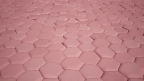 Smooth Skin After Replacing Damaged Tissues - Skin Regeneration - 3D Hexagonal S Stock Footage 166823473