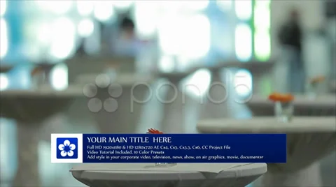 Smooth Slide Lower Third Catálogo de After Effects