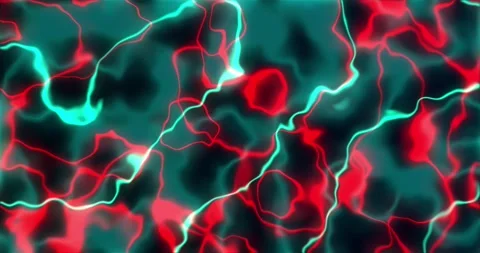 Smooth Sly blue red psychedelic liquid motion animation background. Neon co.. Vídeos de archivo 224690802