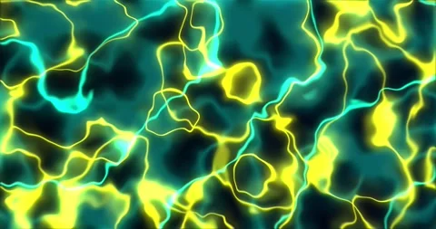 Smooth Sly blue yellow psychedelic liquid motion animation background. Neon.. Stock Footage 224690986