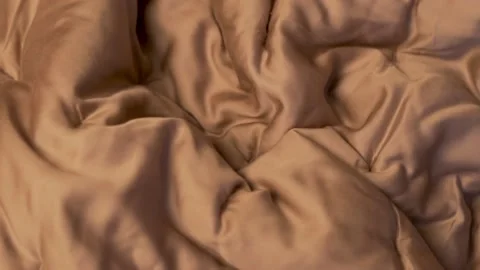 Smooth Soft Fabric Structure Of Lyocell, Eucalyptus, Tencel. The Smooth Material Stock Footage 160966721