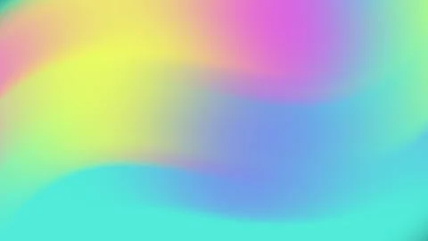 A smooth soft gradient features bright yellow pink light blue and teal colors Stock Footage 294662111