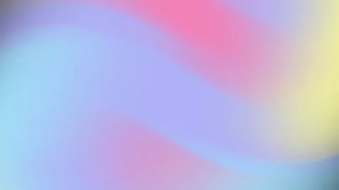 A smooth soft gradient of light blue lavender pink and yellow colors blends Vidéo 294660063