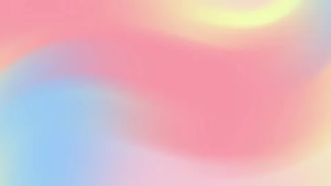 A smooth soft gradient of light pink blue and pale yellow colors blends together Stock Footage 294660274