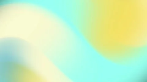 A smooth soft gradient of light yellow and pale turquoise colors blends Stock Footage 294661888
