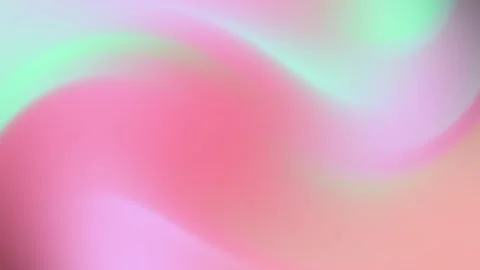 Smooth soft gradient of pink green and peach colors blends seamlessly together Stock Footage 294652825