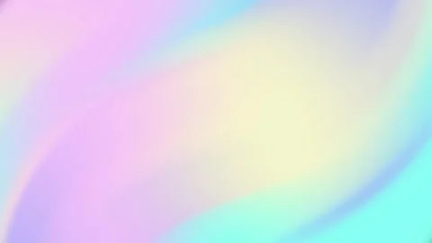 A smooth soft gradient transitions from purple to pink to yellow and aqua Stock Footage 294660035