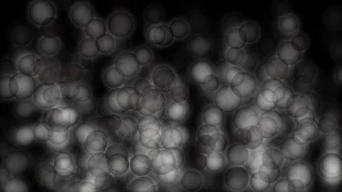 Smooth spheres falling downward in seamless flowing motion Stockbeeldmateriaal 335734901
