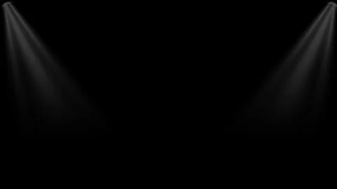 Smooth spotlights appear and disappear animation. Stockbeeldmateriaal 336859006