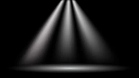 Smooth spotlights appear and disappear animation. Видео 336859031