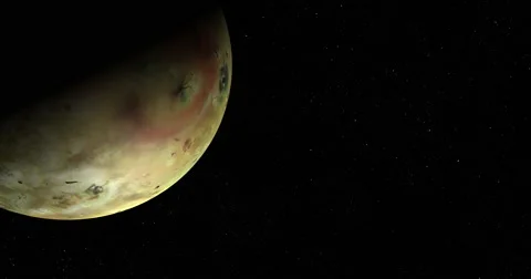 A smooth, steady departure from Io. Stock-Footage 61855970