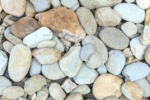 Smooth Stones Background Stockfoto's
