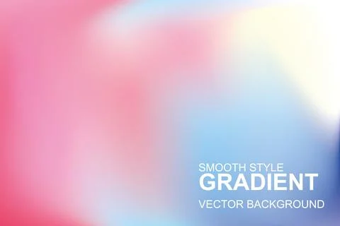 Smooth Style Gradient Vector Background Stock Illustration