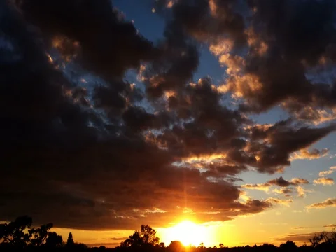 Smooth Sunset Time Lapse (2160p 25fps) Stock Footage 72873475