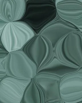 Smooth swirl marbling pattern. Gradient green colors, fluid liquid paint Stock Illustration