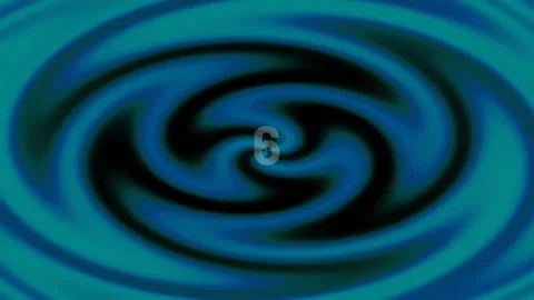 Smooth swirling blue abstract liquid motion background for design elements Stock Footage 342093647