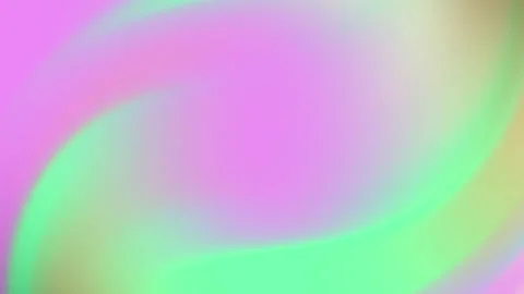 A smooth swirling gradient features pink green and beige colors blending fluidly Stock Footage 294660754
