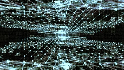 Smooth swirling motion animation with bright and dark green morphing colors Stock Footage 340301034