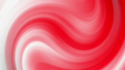Smooth swirls blend red and white hues Видео 335606758