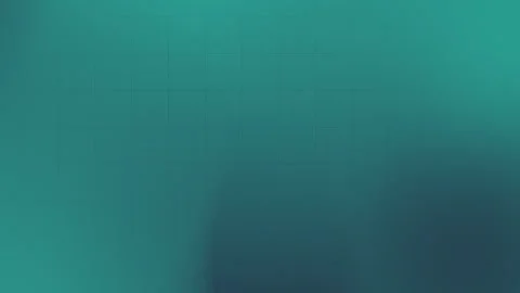 Smooth teal gradient with grainy texture and subtle grid overlay Stock Footage 297884768
