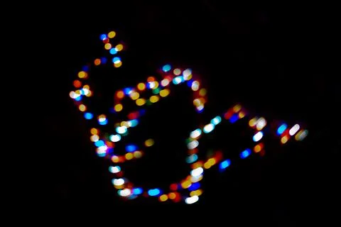 Smooth transitions of iridescent colors. Iridescent sparkling multicolor blur 写真素材