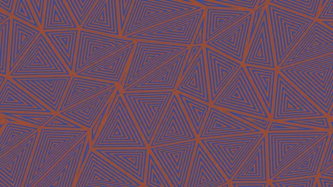 Smooth Triangles Morphing in Motion Stock Footage 291069509