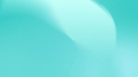 Smooth turquoise gradient with soft curves and gentle light. Seamless loop Stock Footage 309700974
