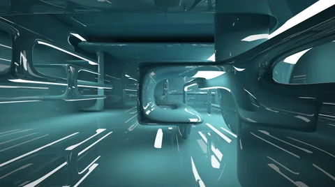 Smooth turquoise interior. Stock Footage 62633176