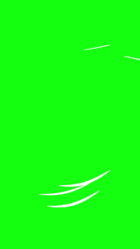 Smooth UI Wind Motion Effect on Green Screen Minimal White Streak Animation Loop 動画素材 321638202