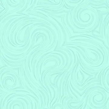 Smooth vector turquoise texture of smooth cut lines. Twisted pattern for Stock Illustration