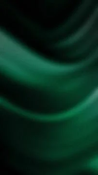 A smooth, vertical abstract gradient with deep green, black, and teal waves.. Stock-Illustration