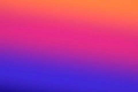 A smooth vertical gradient transitions from warm orange through pink and pu.. Stock Illustration