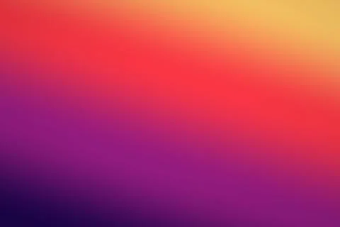 A smooth vertical gradient transitions from warm yellow and coral red to ma.. Stock Illustration