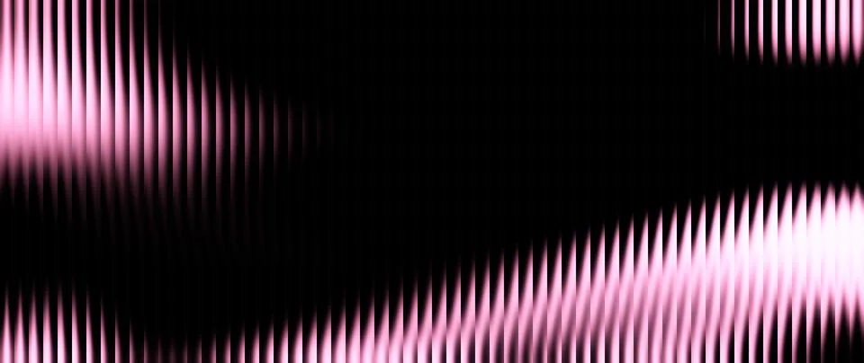 Smooth vertical ribbed glass backdrop in pink and rose tones showing crisp .. Stock Illustration