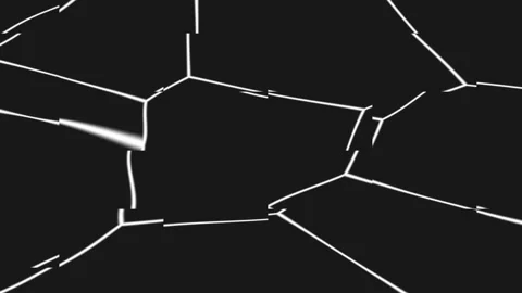 Smooth Voronoi Transition Video stock 291073364