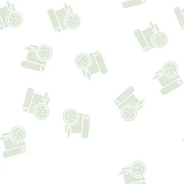 Smooth wallpaper glyph seamless pattern Stock Illustration
