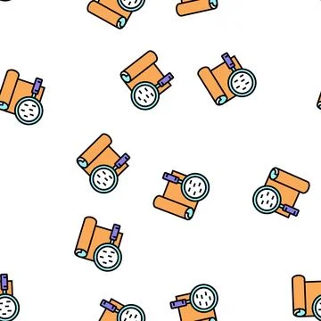 Smooth wallpaper vector seamless pattern Stock Illustration
