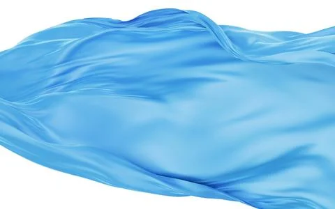 Smooth wave cloth background, 3d rendering. Illustrazione stock