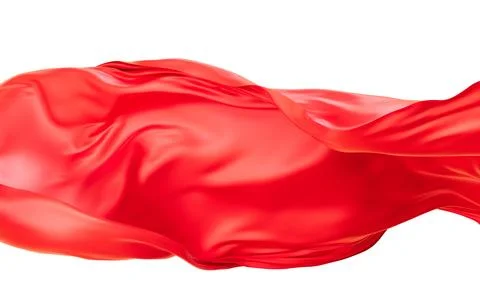 Smooth wave cloth background, 3d rendering. Stock Illustration